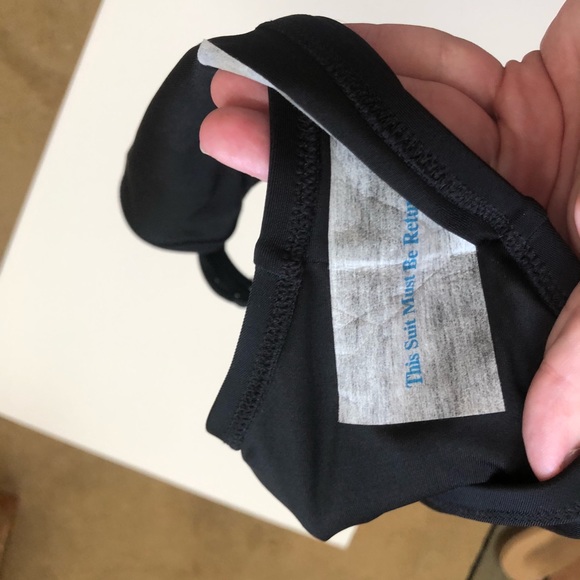 NWOT shade & shore black bathing suit bottom size XL - Picture 4 of 4